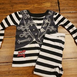 5/$20 pirate pajamas 18m